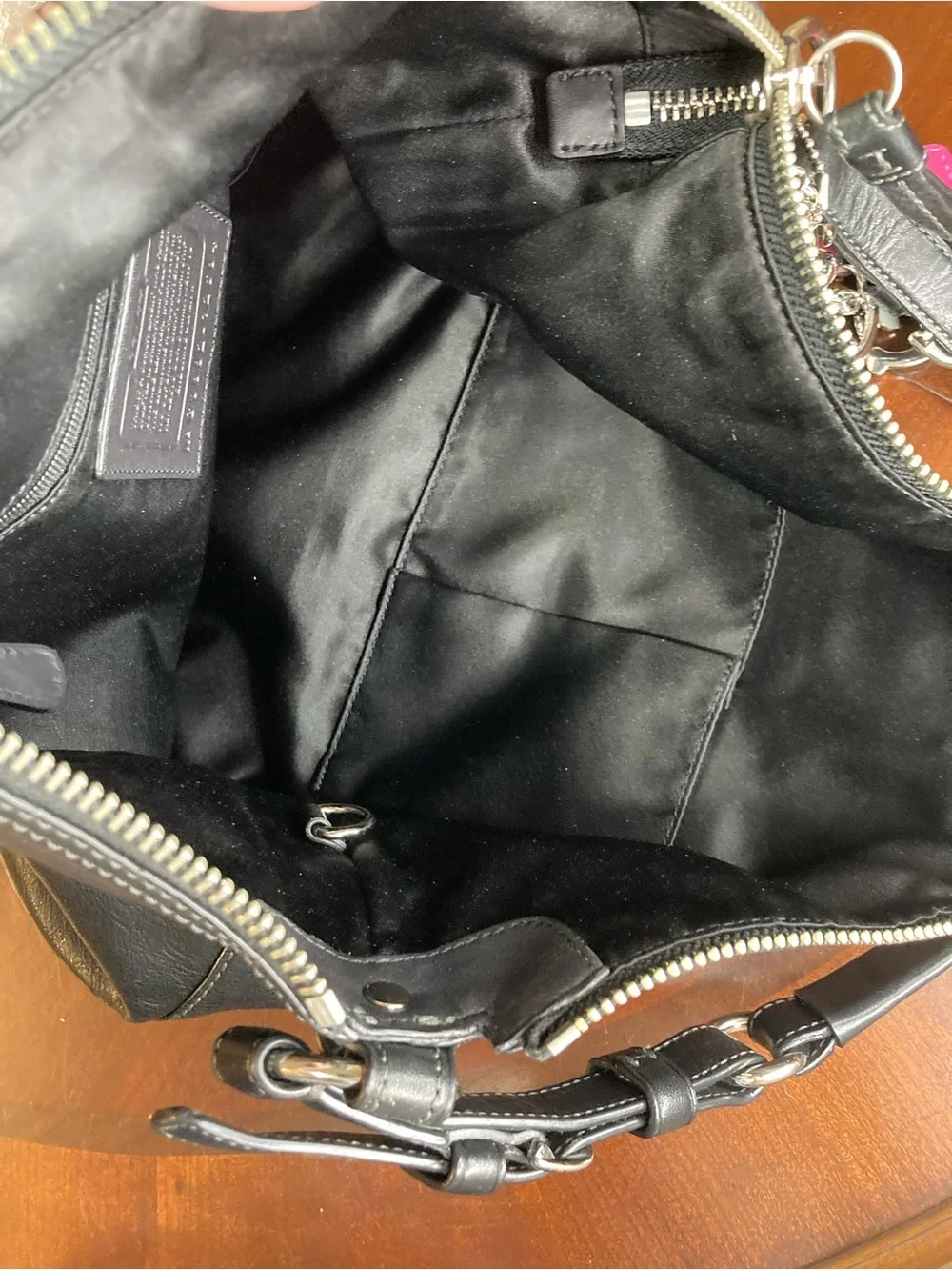 Coach Soho Y2K Hobo Shoulder Bag Soft Grain Leather Black Style 12684 2008 EUC